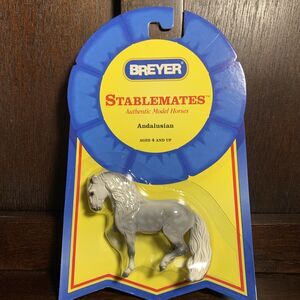 Breyer Stablemates Grey Andalusian model Horse New in Package, Blue Ribbon